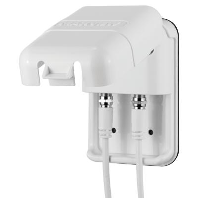 Product image of the product “Sat-Außensteckdose Twin, F-/F-, weiß ”